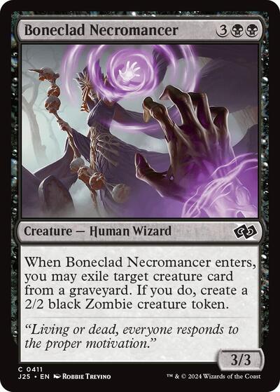 Boneclad Necromancer (Foundations Jumpstart) Light Play