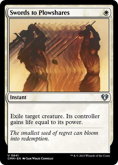 Swords to Plowshares (Commander Masters) Light Play