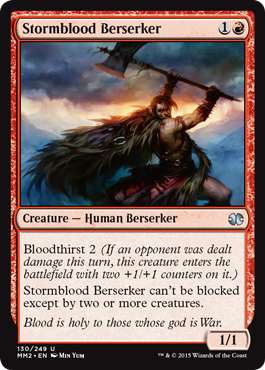 Stormblood Berserker (Modern Masters 2015) Light Play