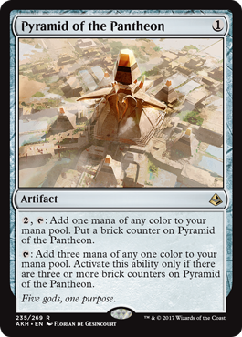 Pyramid of the Pantheon (Amonkhet) Damaged / Poor