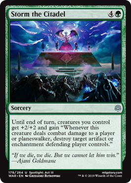 Storm the Citadel (War of the Spark) Light Play