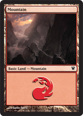 Mountain (259) (Innistrad) Light Play Foil