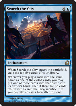 Search the City (Return to Ravnica) Light Play Foil