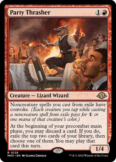 Party Thrasher (Modern Horizons 3) Light Play Foil