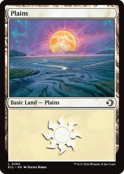 Plains (0269) (Lorwyn Eclipsed) Light Play