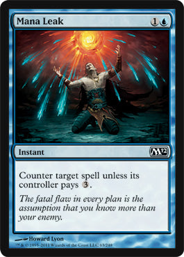 Mana Leak (Magic 2012 Core Set) Damaged / Poor