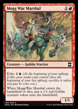 Mogg War Marshal (Eternal Masters) Light Play