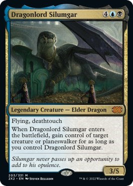 Dragonlord Silumgar (Double Masters 2022) Medium Play