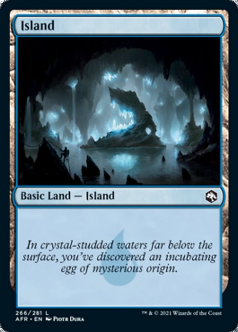Island (266) (Adventures in the Forgotten Realms) Light Play