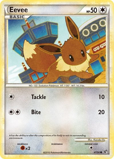 Eevee (47) (Undaunted) Damaged / Poor
