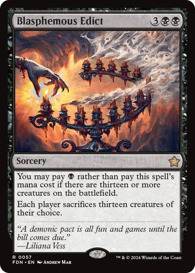 Blasphemous Edict (Foundations) Light Play