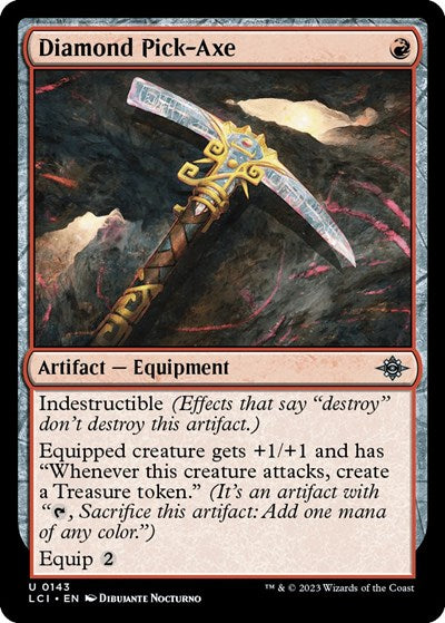 Diamond Pick-Axe (The Lost Caverns of Ixalan) Light Play Foil