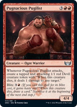 Pugnacious Pugilist (Streets of New Capenna) Light Play Foil