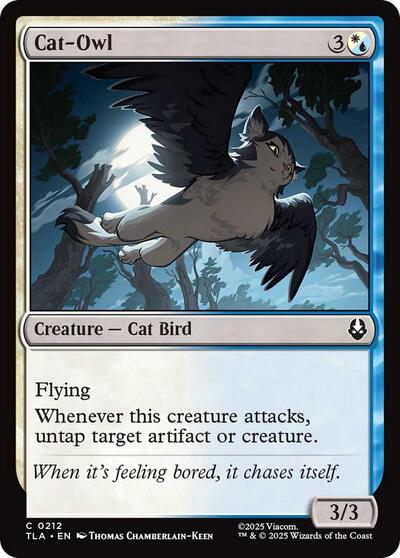 Cat-Owl (Avatar: The Last Airbender) Light Play