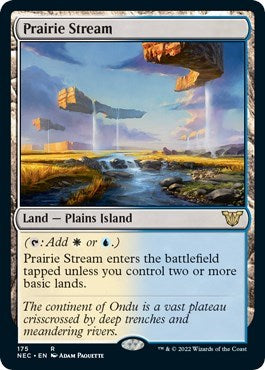 Prairie Stream (Commander: Kamigawa: Neon Dynasty) Light Play