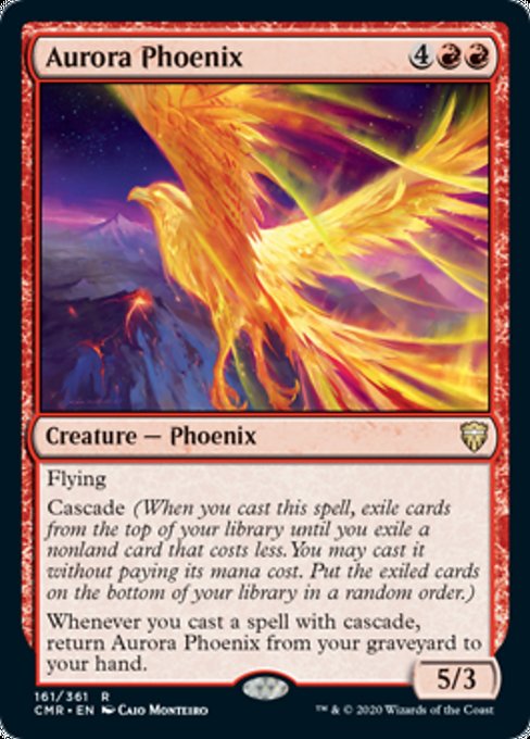 Aurora Phoenix (Commander Legends) Light Play Foil