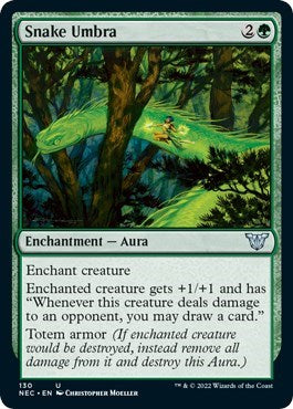 Snake Umbra (Commander: Kamigawa: Neon Dynasty) Light Play