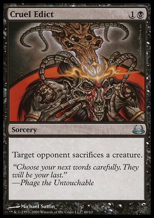 Cruel Edict (Duel Decks: Divine vs Demonic) Light Play