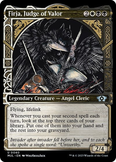 Firja, Judge of Valor (March of the Machine: Multiverse Legends) Light Play Foil