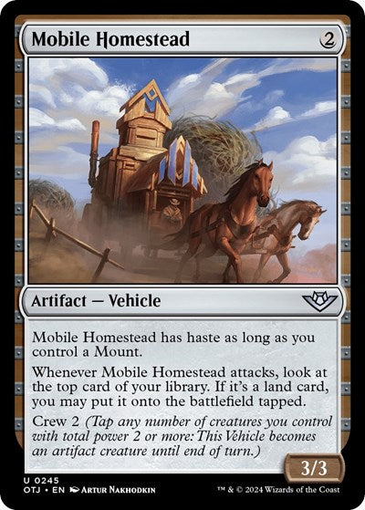Mobile Homestead (Outlaws of Thunder Junction) Light Play Foil