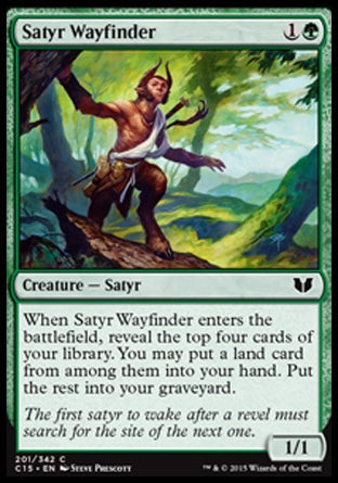 Satyr Wayfinder (Commander 2015) Medium Play