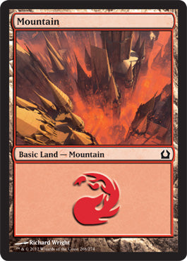 Mountain (268) (Return to Ravnica) Light Play