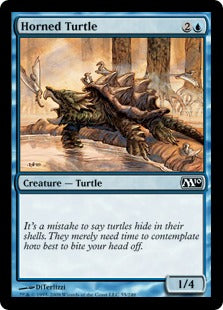 Horned Turtle (Magic 2010 Core Set) Light Play