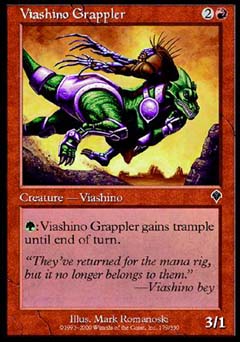 Viashino Grappler (Invasion) Light Play