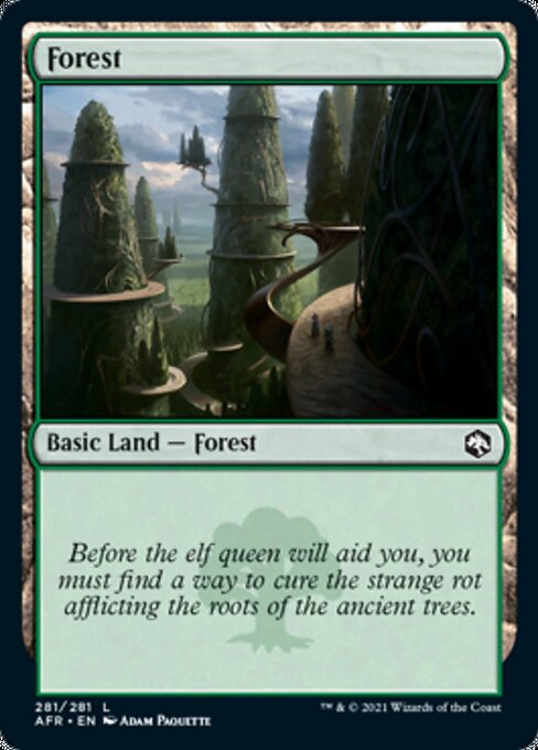 Forest (281) (Adventures in the Forgotten Realms) Light Play