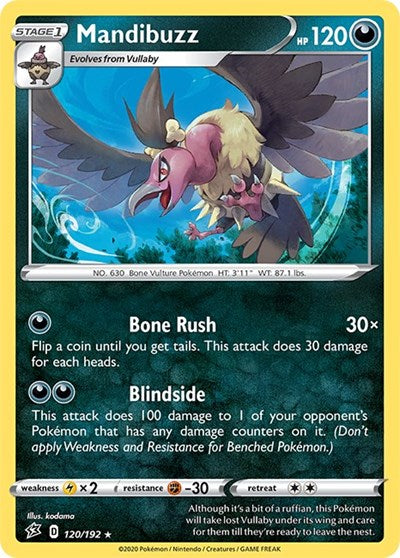 Mandibuzz (SWSH02: Rebel Clash) Light Play