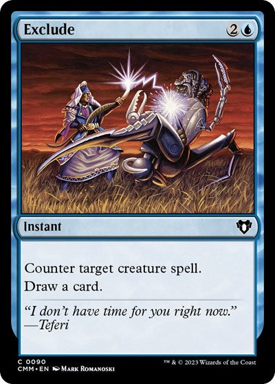 Exclude (Commander Masters) Light Play
