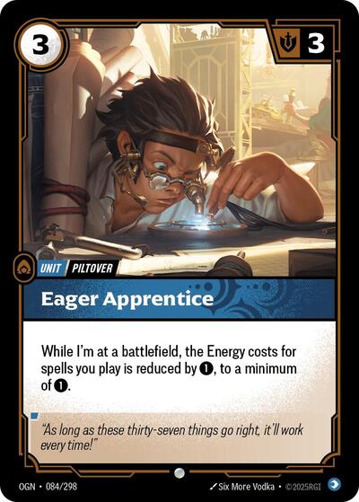 Eager Apprentice (Origins) Light Play