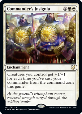 Commander's Insignia (Commander 2019) Light Play