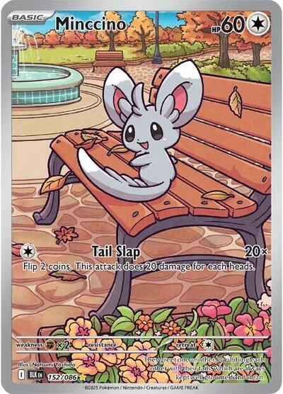 Minccino - 152 (SV: Black Bolt) Light Play