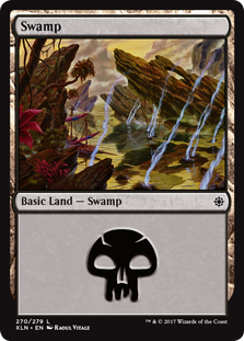 Swamp (270) (Ixalan) Light Play