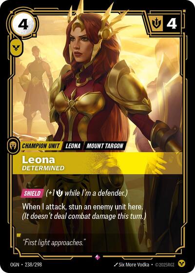 Leona Determined (Origins) Light Play Foil