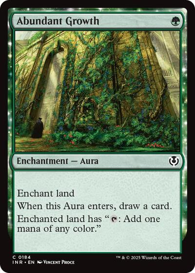 Abundant Growth (Innistrad Remastered) Light Play