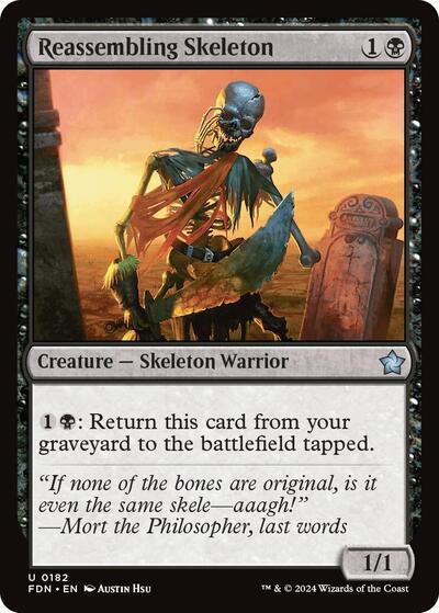 Reassembling Skeleton (Foundations) Light Play Foil