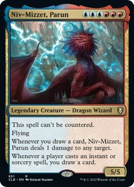 Niv-Mizzet, Parun (Commander Legends: Battle for Baldur's Gate) Light Play