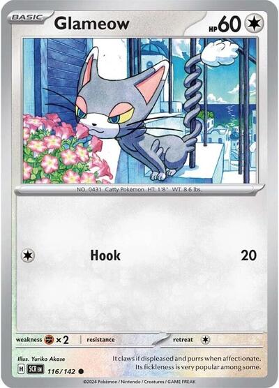 Glameow (SV07: Stellar Crown) Light Play