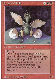 Dragon Whelp (Revised) Damaged / Poor