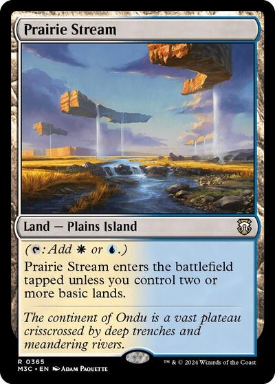Prairie Stream (Commander: Modern Horizons 3) Light Play