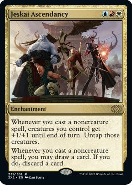 Jeskai Ascendancy (Double Masters 2022) Light Play
