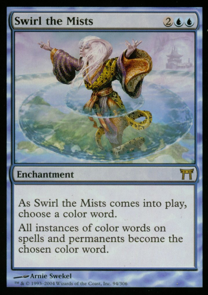 Swirl the Mists (Champions of Kamigawa) Heavy Play