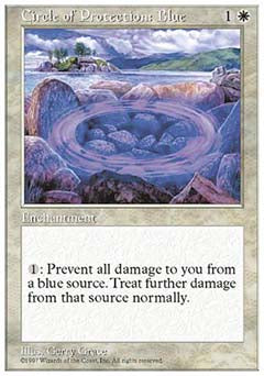 Circle of Protection: Blue (5th Edition) Medium Play