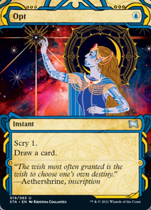 Opt (Foil Etched) (Strixhaven Mystical Archive) Light Play Foil