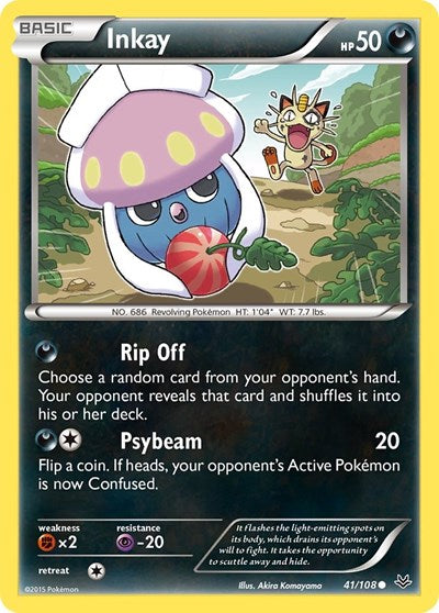 Inkay (XY Roaring Skies) Medium Play
