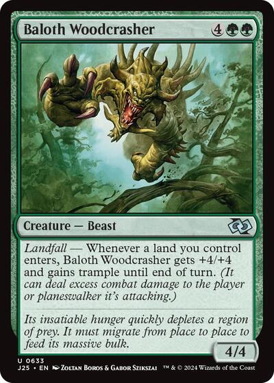 Baloth Woodcrasher (Foundations Jumpstart) Light Play