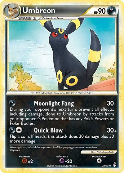 Umbreon (Call of Legends) Heavy Play Holofoil