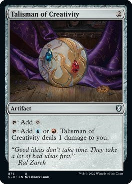 Talisman of Creativity (Commander Legends: Battle for Baldur's Gate) Light Play